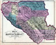 Index Map, Santa Clara County 1876